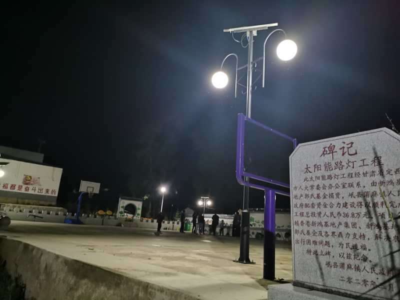 甘肅省定西市太陽能路燈工程